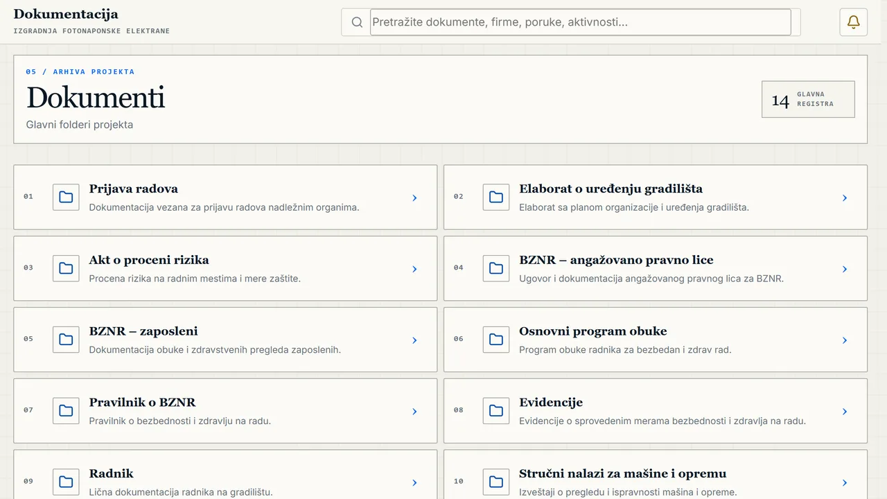 SafeBuild Projects — Dokumentacija